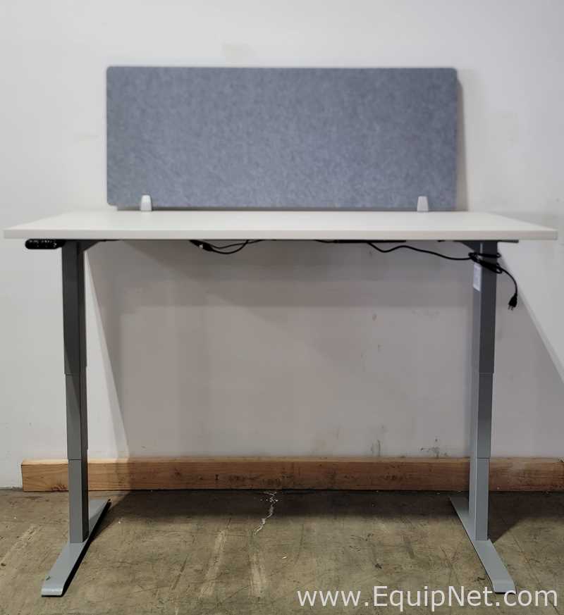 Lot of 2 Haworth Co HAT2-HI-L-XX Electrical Height Adjustable Single Motor Tables