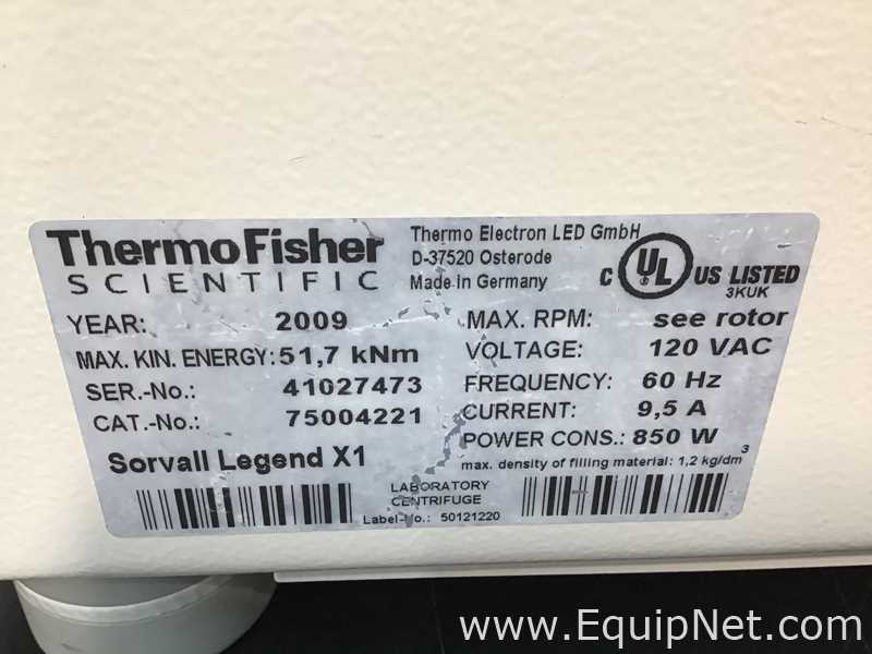 Centrífuga para laboratorio Thermo Scientific Sorvall Legend X1