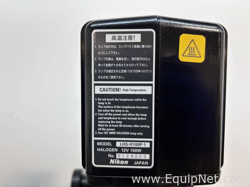 Nikon Eclipse TE2000U Inverted Fluorescence Imaging Microscope