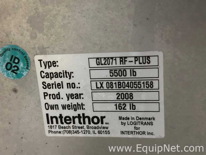 Patín / Transpaletas Interthor Requisitos de aire 5500 LBS