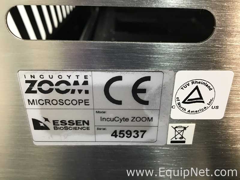 Essen BioSciences IncuCyte Zoom Live-Cell Imaging Analysis System With Controller Unit