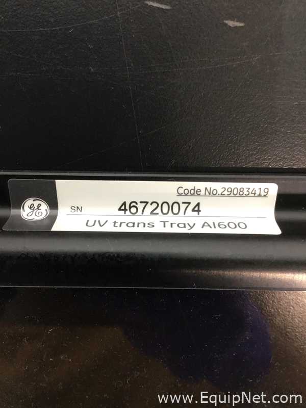GE Healthcare Bio-Sciences AB Amersham Imager 600