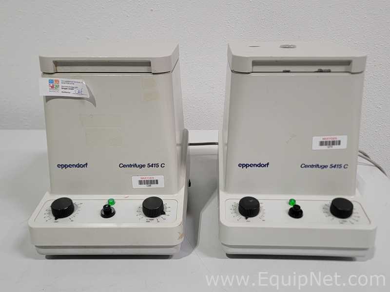 Lote de 2 Centrífuga para laboratorio Eppendorf-Brinkmann Instruments 5415 C