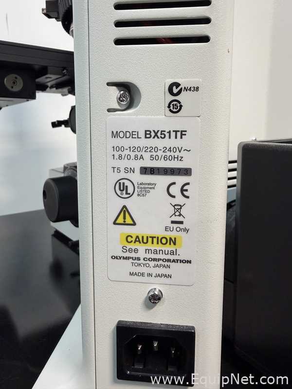 Olympus BX51TF Trinocular Upright Research Microscope