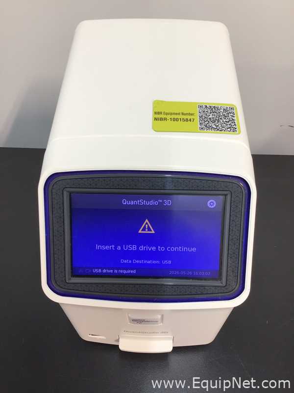 Applied Biosystems QuantStudio 3D Digital PCR System With QuantStudio 3D Digital PCR Chip Loader