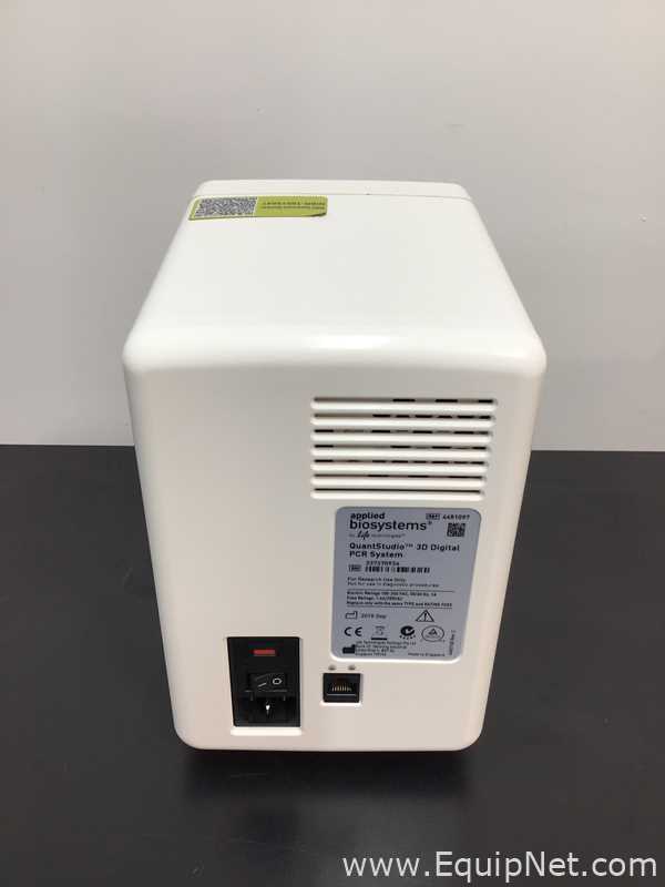 Applied Biosystems QuantStudio 3D Digital PCR System With QuantStudio 3D Digital PCR Chip Loader