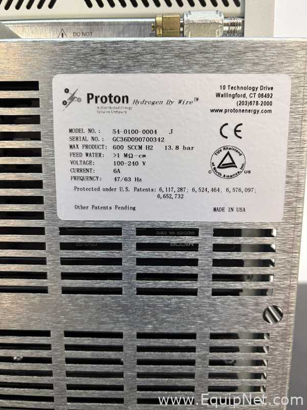Generador de Hidrógeno Proton Energy 54-0100-0004