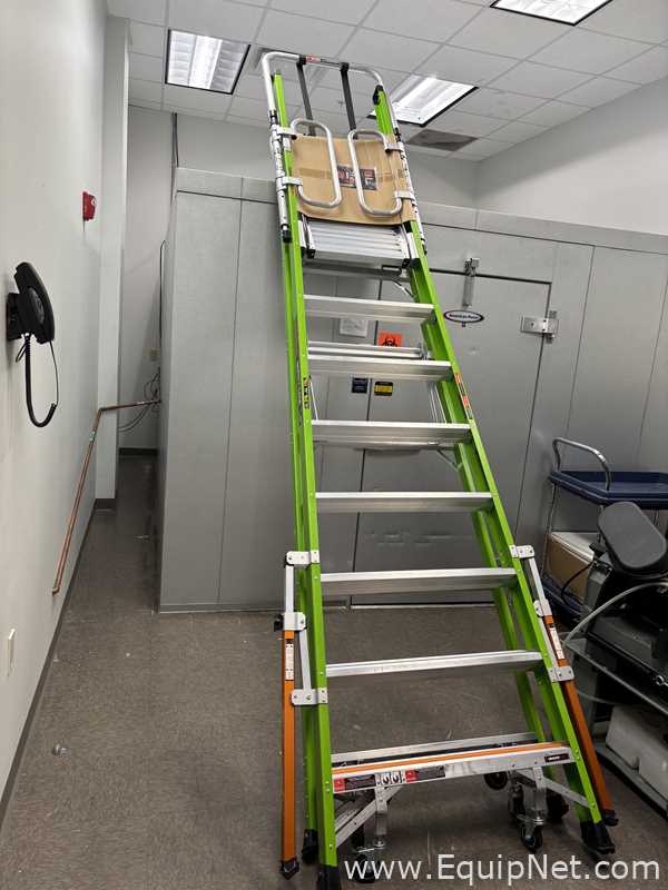 Little Giant WBB3145002 Safety Cage Platform Ladder With Wheels