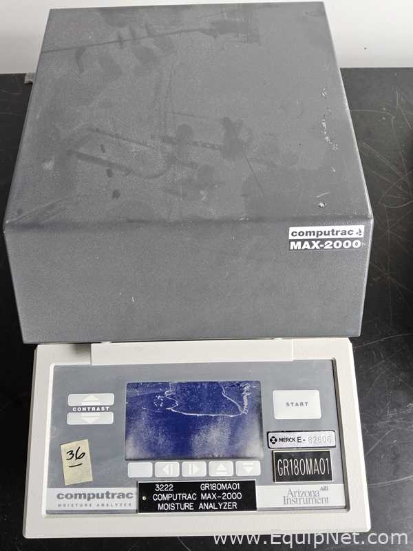 Lote de 2 Analizador de Humedad Arizona Instruments Computrac Max 2000