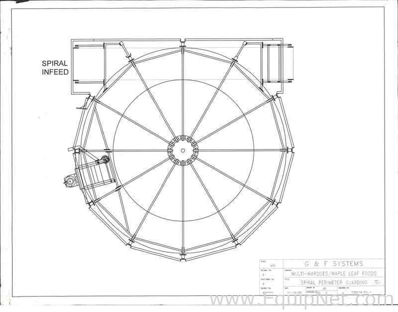 Transportadora G and F Systems Spiral Cooler