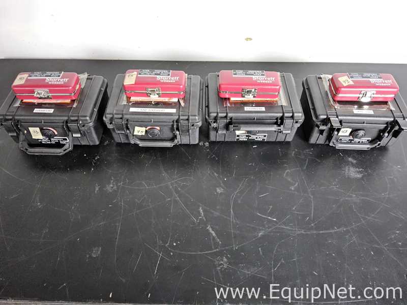 lote de  4 Equipamento para Calibragem Starrett 