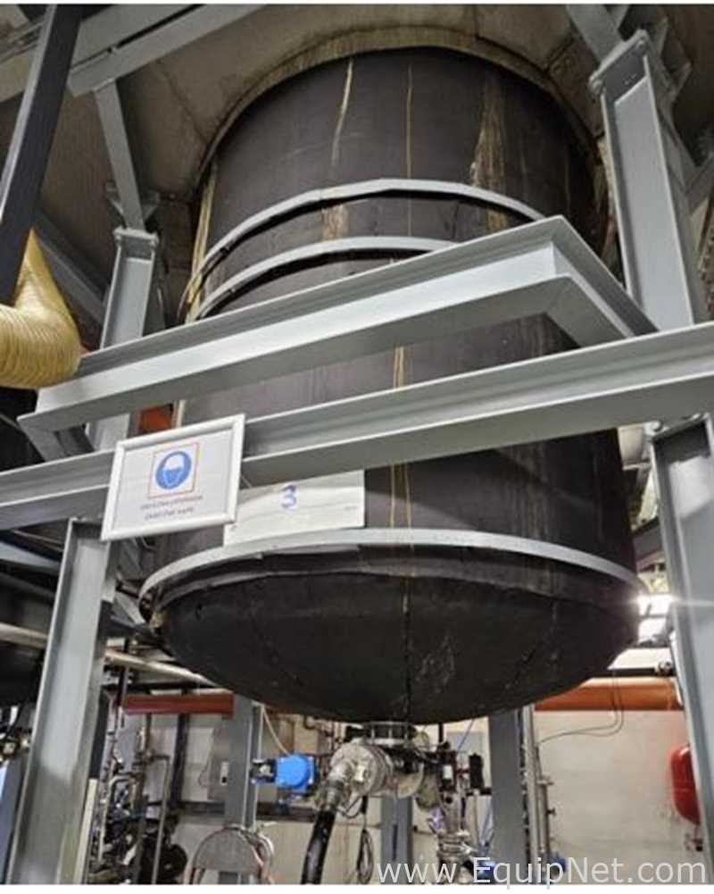 6000 Liters Stainless Steel Agitated Mixing Vessel M3
