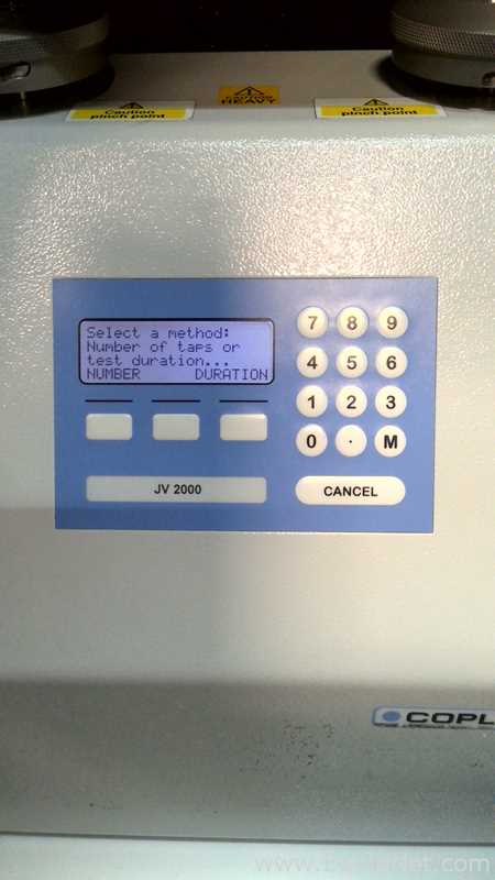 Verificador para Densidad Copley Scientific JV2000