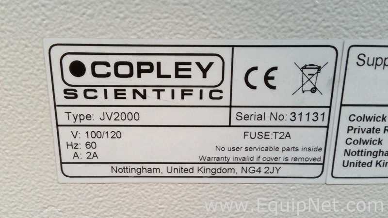Verificador para Densidad Copley Scientific JV2000