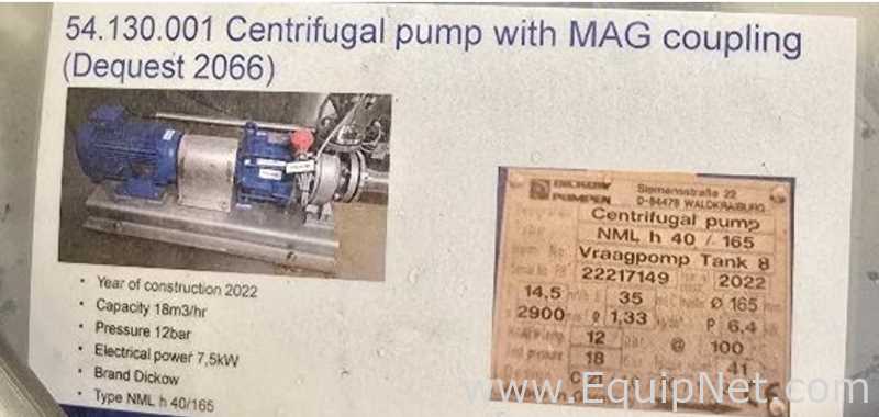 Dickow NML h 40 / 165 Centrifugal Pump