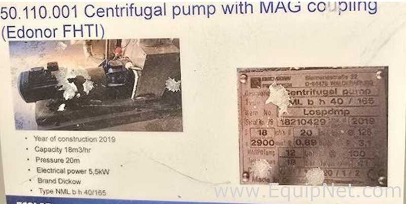 Dickow NML h 40 / 165 Centrifugal Pump
