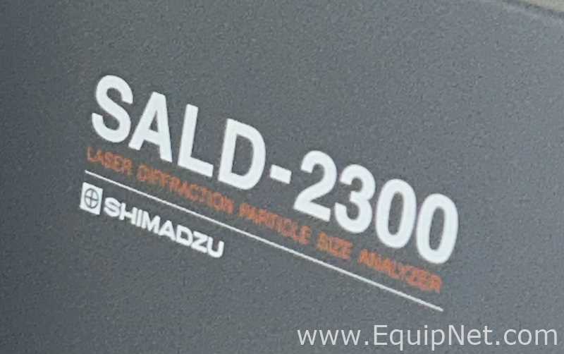 Medidor de Tamanho de Partículas Shimadzu SALD 2300