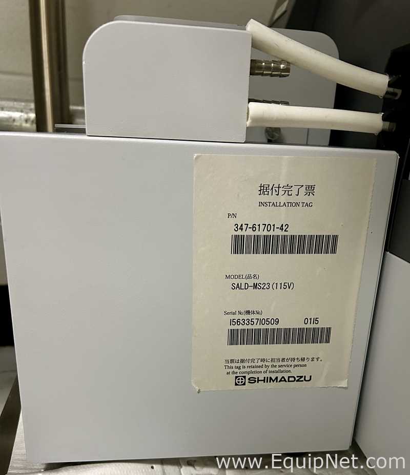 Medidor de Tamanho de Partículas Shimadzu SALD 2300