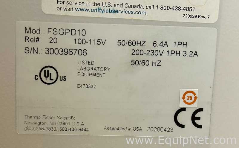 Banho Maria e Circulador Thermo Fisher Scientific FSGPD10