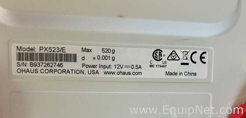 Ohaus Corporation Pioneer PX523/E Precision Balance