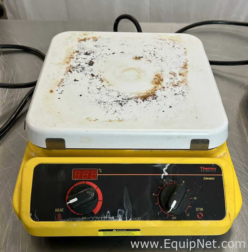 Lot of 2 Thermo Scientific Cimarec SP131635Q Digital Stirring Hot Plates