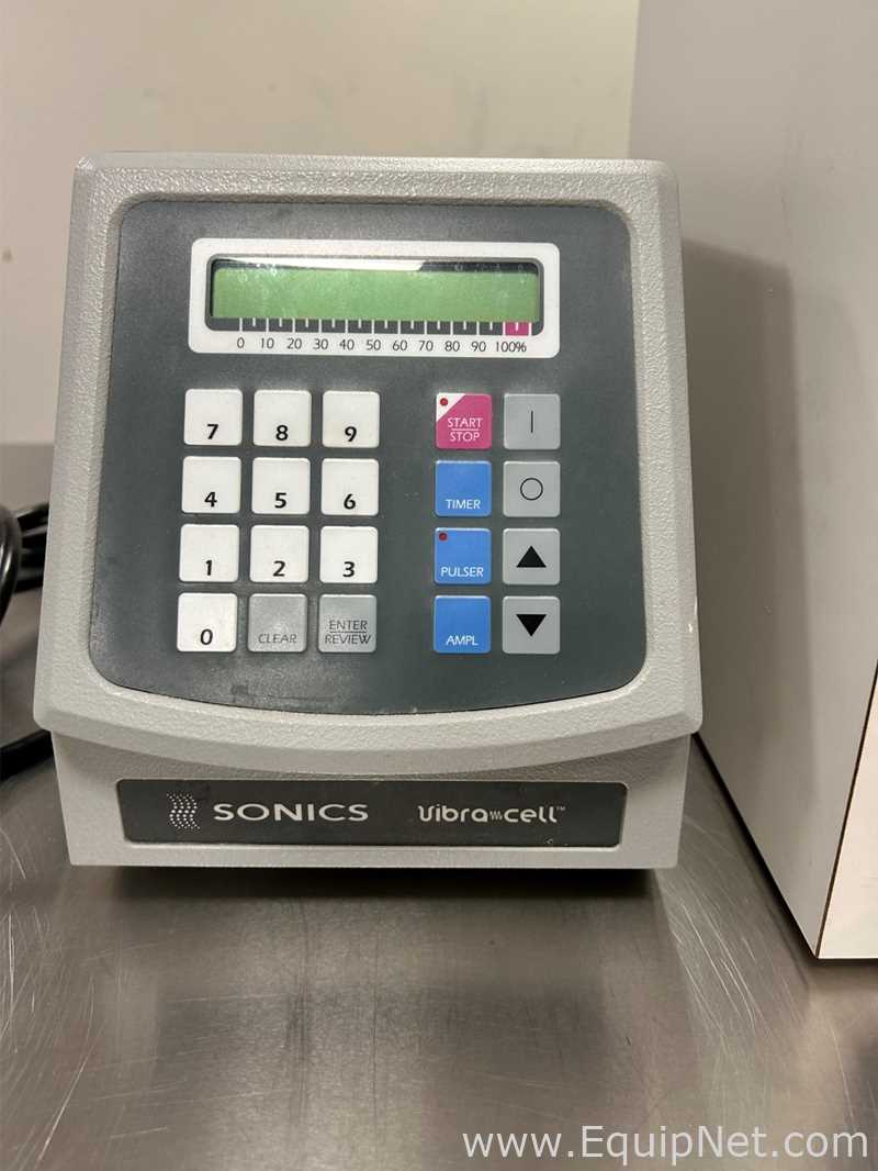 Sonics VC 750 Vibra Cell Ultrasonic Probe Sonicator With Custom Noise-Reducing Enclosure