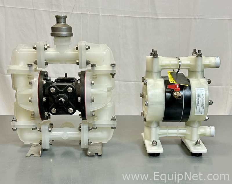 Lot of 2 Air-Operated Double Diaphragm Pumps