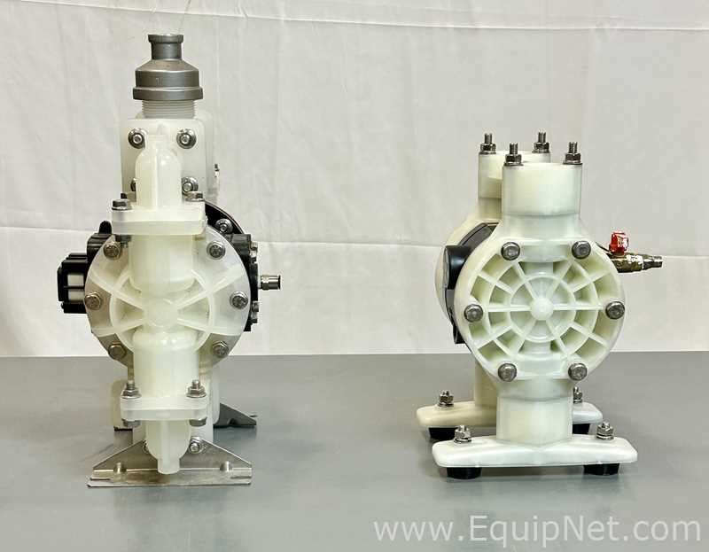 Lot of 2 Air-Operated Double Diaphragm Pumps