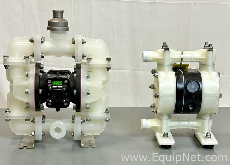 Lot of 2 Air-Operated Double Diaphragm Pumps