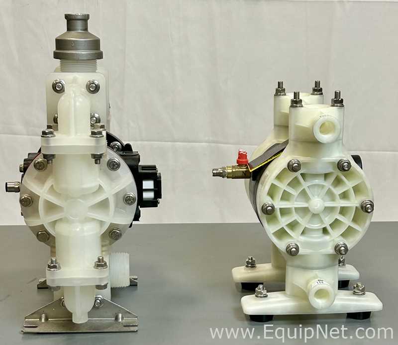 Lot of 2 Air-Operated Double Diaphragm Pumps