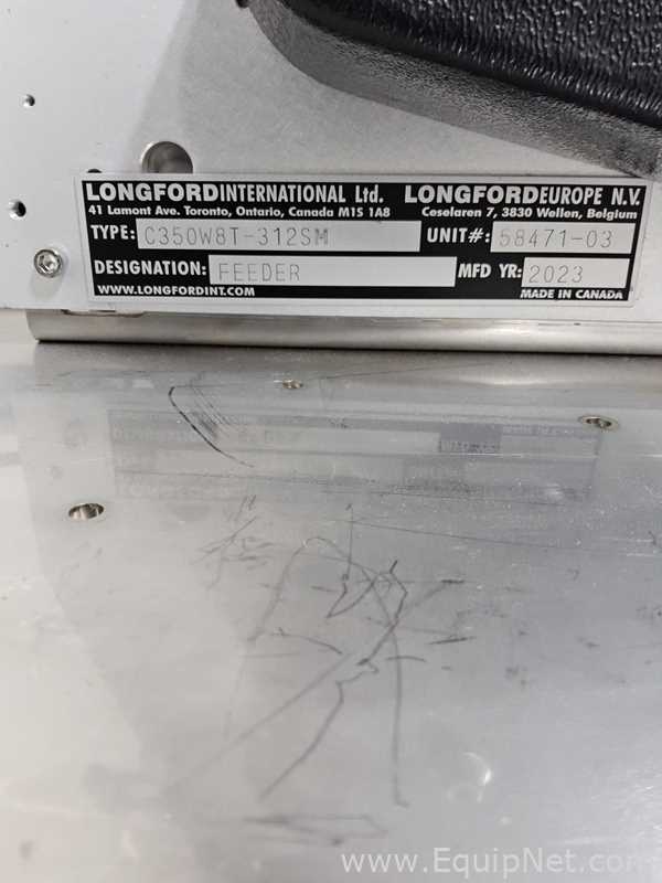 Lot of 2 Longford International  C350W8T-312SM Friction Feeders