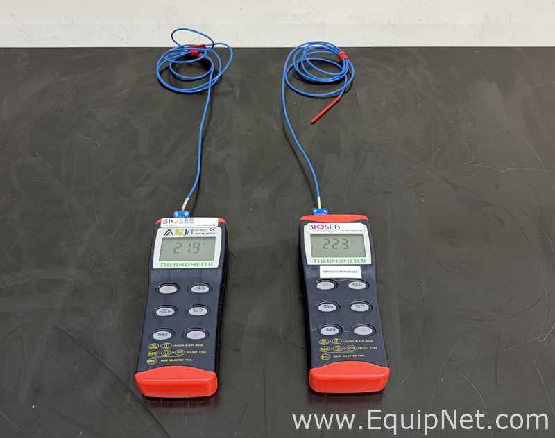 Lot of 2 Bioseb 8851 Rodent Thermometers