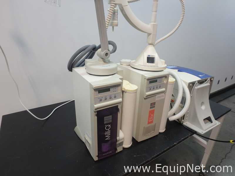 Lot of 3 Point of Use MilliQ Water Systems Millipore Gradient A10 Elix 10 and Advantage A10