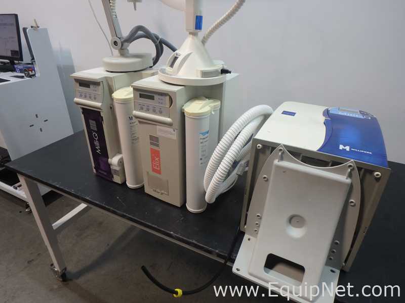 Lot of 3 Point of Use MilliQ Water Systems Millipore Gradient A10 Elix 10 and Advantage A10