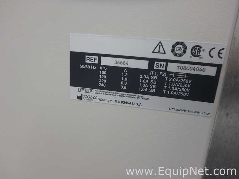 Nova Biomedical BioProfile 400 Analyzer For Parts or Repair