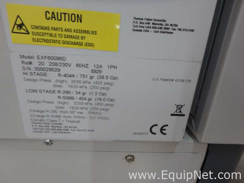 Gefriergerät Thermo Scientific EXF60086D
