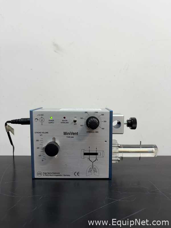 lote de  6 Equipamento para Biotério Hugo Sachs Elektronik 845