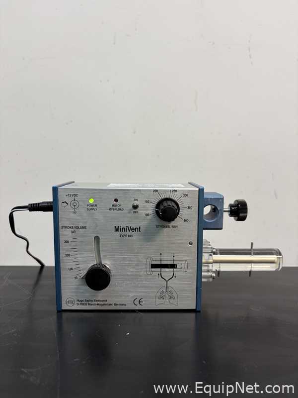 lote de  5 Equipamento para Biotério Hugo Sachs Elektronik 845