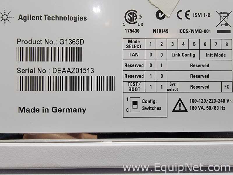 Sistema HPLC Agilent Technologies 1260