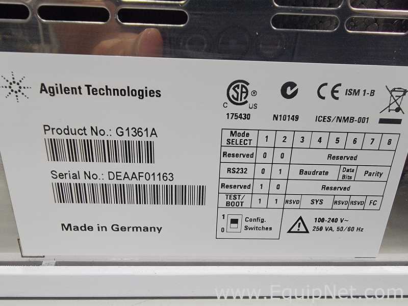 Sistema HPLC Agilent Technologies 1260