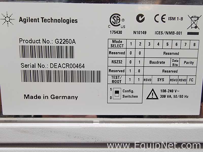 Sistema HPLC Agilent Technologies 1260