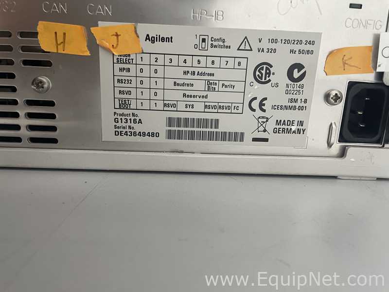 Agilent Technologies 6120 Quadrupole Mass Spectrometer w/ 1200 and 1100 series HPLC