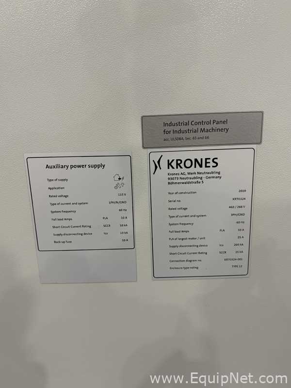 Paletizador Krones Pressant