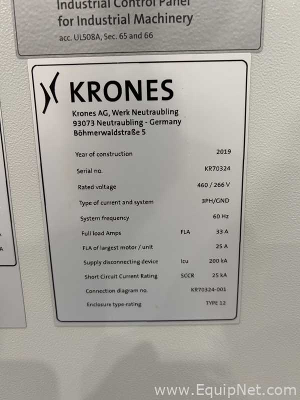 Paletizador Krones Pressant