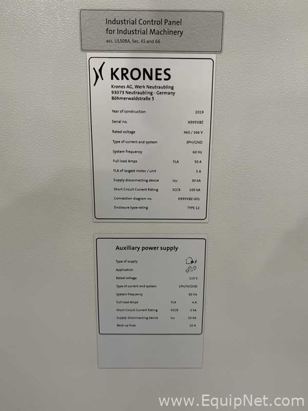 Paletizador Krones Pressant