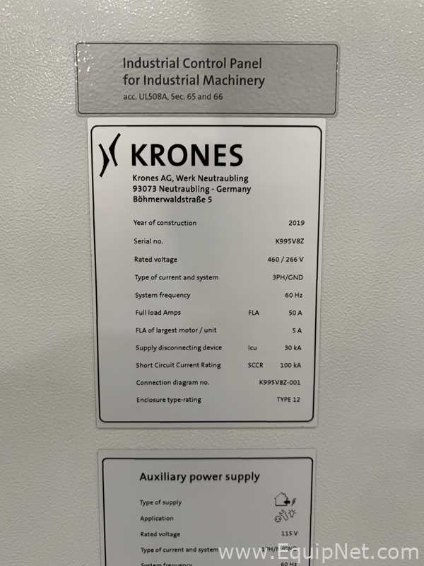 Paletizador Krones Pressant