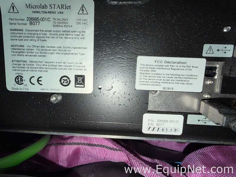 Hamilton Company Microlab Starlet Liquid Handler