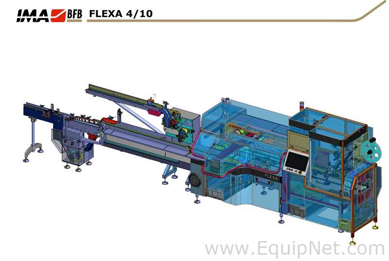 IMA - BFB End of Line Vial Packaging Line for Single Vials into Carton with Automatic Case Packer