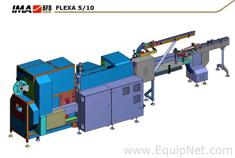 IMA - BFB End of Line Vial Packaging Line for Single Vials into Carton with Automatic Case Packer
