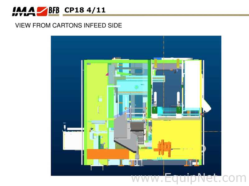 IMA - BFB End of Line Vial Packaging Line for Single Vials into Carton with Automatic Case Packer